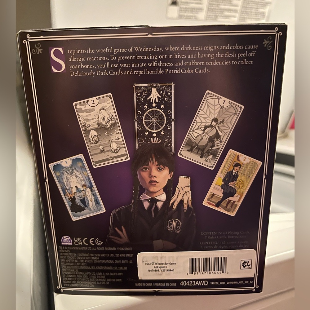 NEW Wednesday Adam’s Card Game! - Picture 2 of 2